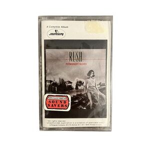 Rush Permanent Waves Cassette Tape SEALED
